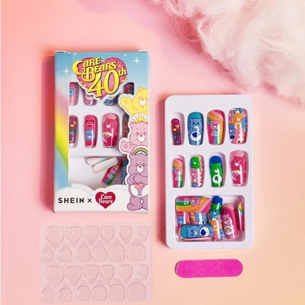 NWT - Care Bears 40th Anniversary Nail Set - Colorful Designs - 4 Boxes - Picture 3 of 7
